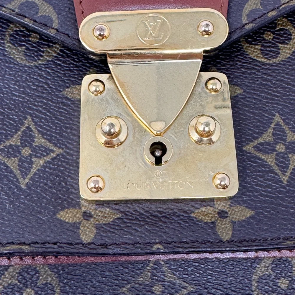 💯Authentic LOUIS VUITTON Monceau in Monogram canvas W/ Strap